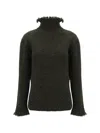 Burberry Fringe Sweater With T In Glen