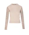 Burberry Women Equestrian Knight Logo Sweater In Neutral