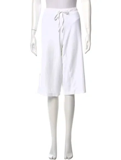 Pre-owned Burberry Sweatpants In White