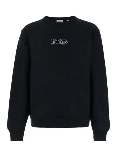 Burberry Sweatshirt In Black