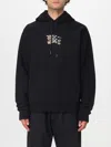 Burberry Simon Hoodie With Front Pocket And Hood In Animal Print