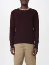 Burberry Sweatshirt  Men Color Mahogany In Burgundy