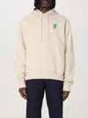 Burberry B Shield Logo-print Hoodie In Yellow Cream