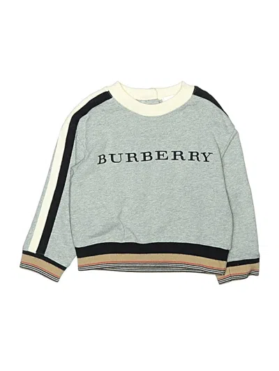 Pre-owned Burberry Kids' Sweatshirt In Gray