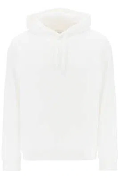 Pre-owned Burberry Sweatshirt Logo Ekd Spugnaraynerbridg 8072753 White Sz.m A1464