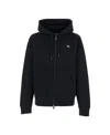 Burberry Black Sweatshirt With Ekd Embroidery On The Front And Logo Print On The Rear In Cotton Man In Black