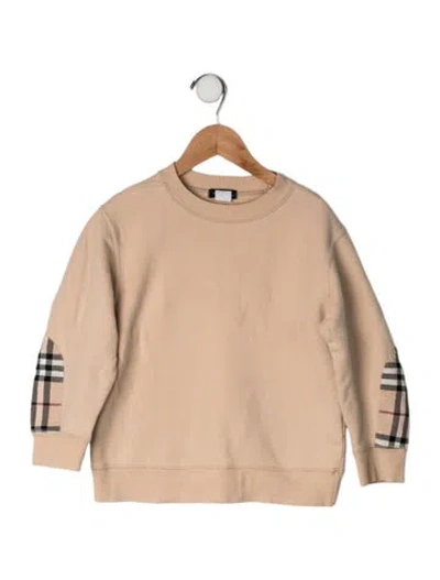 Pre-owned Burberry Kids' Sweatshirt In Neutrals