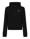 Burberry Sweatshirt With Cross-stitch Ekd In Black