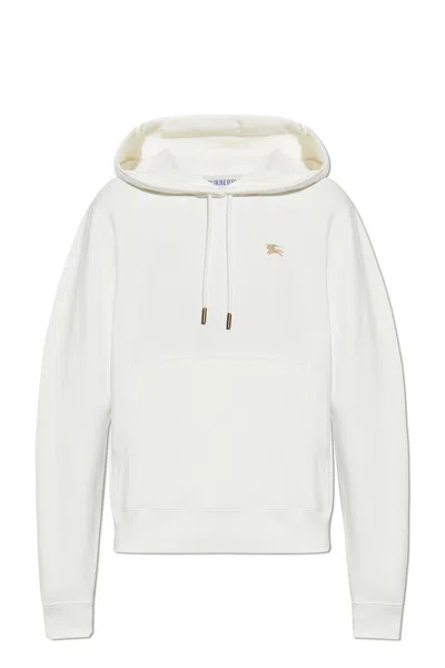 Burberry Sweatshirt With Logo In White
