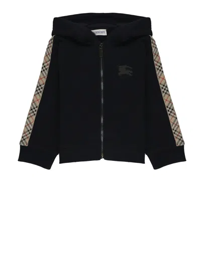 Burberry Kids' Sweatshirt With Logo In Black