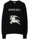 Burberry Sweatshirt With Print In Black