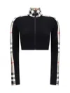Burberry Cropped Polyamide Blend Top With High Collar