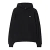 Burberry Men Black Sweatshirt With Ekd Embroidery On The Front And Logo Print On The Rear In Cotton In Black