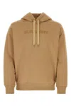 Burberry Biscuit Cotton Sweatshirt In Beige O Tan