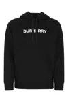 Burberry Black Cotton Sweatshirt In Black