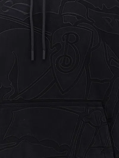 Burberry Black Cotton Sweatshirt