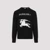 Burberry Cashmere Sweater With Bold Horse Graphic And Crew Neck