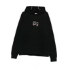 Burberry Hoodie With Front Pocket And Ribbed Cuffs In Black