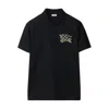 Burberry Evan Ekd Check Cotton Polo Shirt Clothing In Black