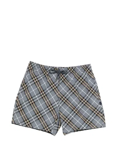 Burberry Swim Short In Blue