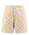 Burberry Man Swim Trunks Sand Size L Polyamide