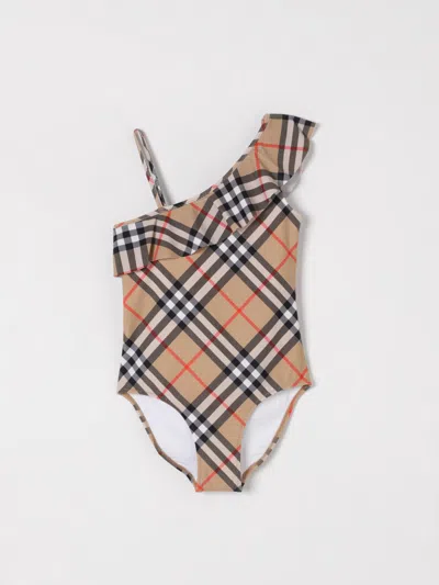 BURBERRY SWIMSUIT BURBERRY KIDS COLOR BEIGE,425365022