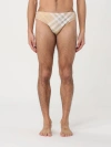 Burberry Vintage-check Swimming Trunks In Beige