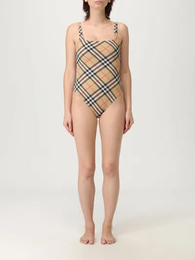 BURBERRY SWIMSUIT BURBERRY WOMAN COLOR SAND,H14017054