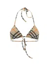 Burberry Ekd Ww Bikini Top In Sand Ip Check