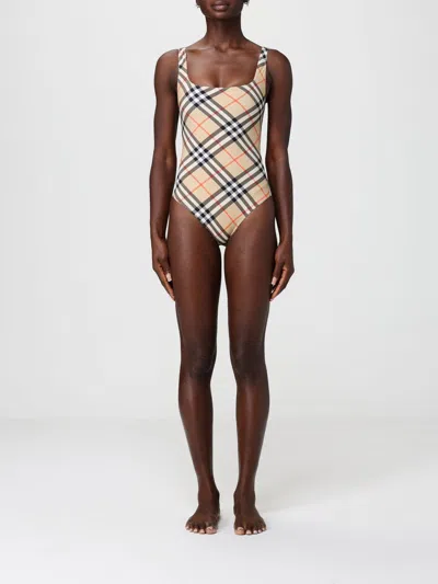 Burberry Swimsuit Woman  In Neutral