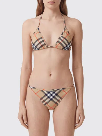 Burberry Swimsuit Woman Color Natural In Multi