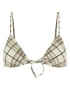 Burberry Triangle Bikini Top Adjustable Straps In Gold