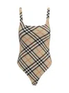 Burberry Check-pattern Swimsuit