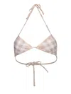 Burberry Triangle Swimsuit In Neutral