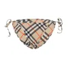 Burberry Sand Beige Bottom Bikini In Multi