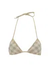 Burberry Swimsuit Top In Beige
