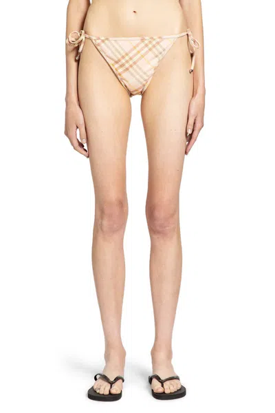 Burberry Check Bikini Briefs In Multi