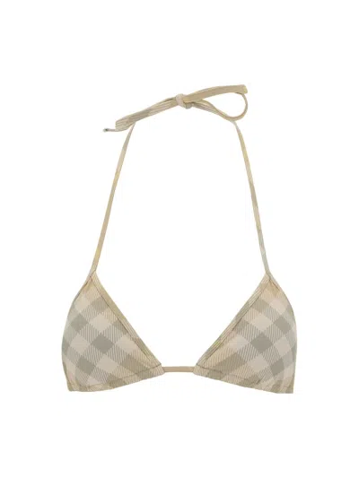 Burberry Swimwear In Flax Ip Check