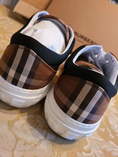 Pre-owned Burberry Sz 10 -$990  Logo Men Sneakers Limited Edition Multicolor Authentic