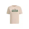Burberry Beige Cotton T-shirt With Flower Print