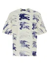 Burberry T-shirt With Ekd T-shirts White