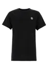 Burberry Parker Logo-embroidered Cotton-jersey T-shirt