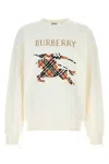 Burberry Crewneck Cotton Sweatshirt With Cross Stitch Ekd