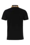 Burberry Checked Collar Polo Shirt