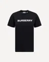 Burberry Black T-shirt With Bold Logo Design