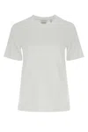 Burberry White Cotton T-shirt In White