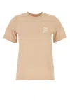 Burberry Women Peach Cotton T-shirt