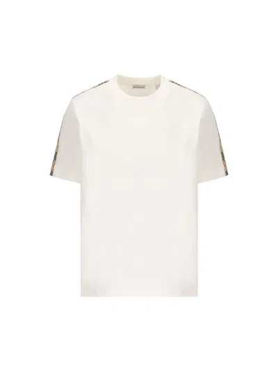 Burberry T-shirt And Polo Shirt In Grey