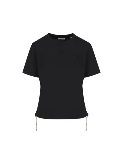 Burberry T-shirt And Polo Shirt In Black