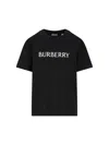 Burberry Frankie Logo Graphic T-shirt In Black